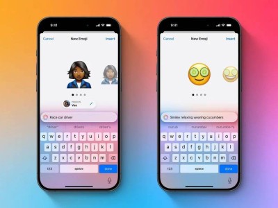 蘋果iOS 18.2新玩意：Genmoji讓AI定制你的專屬表情！