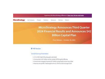 比特幣巨頭MicroStrategy豪言：三年內將增投420億美元！