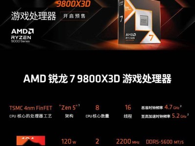 AMD銳龍7 9800X3D處理器重磅上市，僅需3799元，性能巔峰觸手可及！