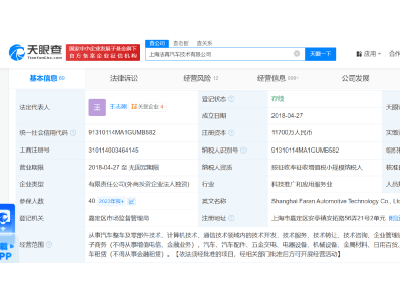 法法汽車全資子公司注冊資本增至1.17億人民幣，未來布局引關(guān)注！