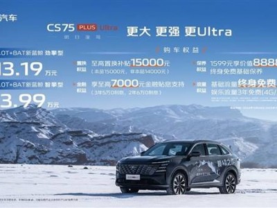 長安CS75 PLUS Ultra煥新上市，2.0T+8AT僅售13.19萬起，能否再掀熱潮？