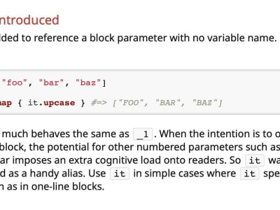 Ruby 3.4 重磅發(fā)布：性能升級，“it”塊參數(shù)引用方式亮眼登場