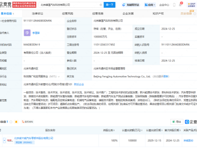 峰璟汽車科技誕生，京威股份10億布局新能源新材料領(lǐng)域