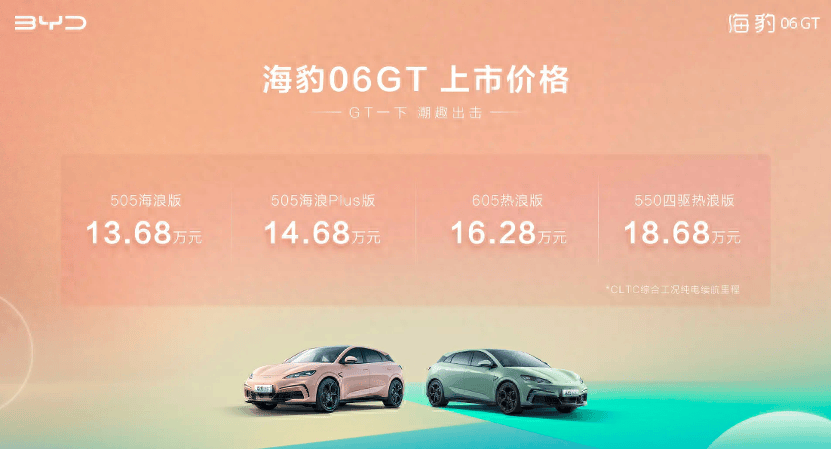 比亞迪海豹06T車型圖