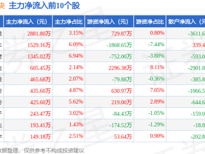 小米汽車(chē)板塊1月3日走低，德邁仕領(lǐng)跌，資金凈流出情況如何？