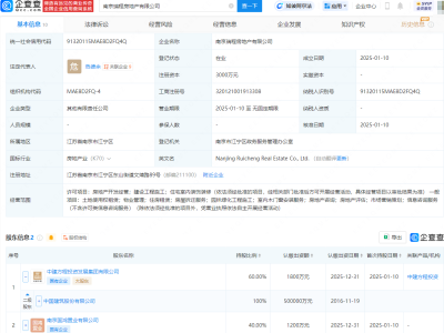 中國(guó)建筑在南京投資成立新公司，含房屋拆遷服務(wù)業(yè)務(wù)