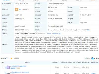 山東民生興民航空科技新成立，涉足衛(wèi)星遙感與AI業(yè)務(wù)