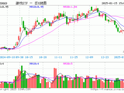 游戲ETF（159869）1月15日份額下滑，最新規(guī)模達(dá)57億元