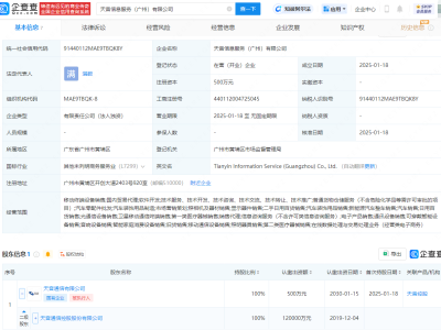 天音控股新設(shè)子公司，業(yè)務(wù)覆蓋新能源汽車整車銷售等多元化領(lǐng)域