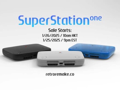 SuperStation One復古主機來襲！原生PS1游戲體驗，僅需149美元