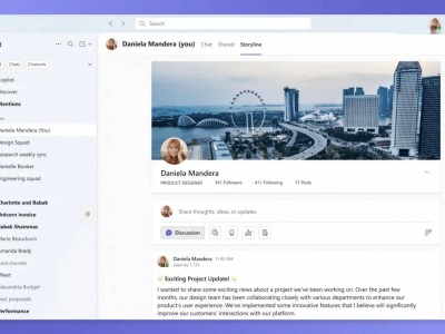 微軟Teams將引入“Storyline”職場(chǎng)社交功能，對(duì)標(biāo)Workplace？