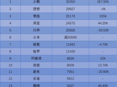 2025新能源車市新風(fēng)貌：小鵬登頂銷冠，行業(yè)洗牌進(jìn)行時