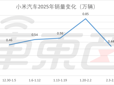 新能源車企春節(jié)后戰(zhàn)況：小米躍居第二，理想再奪榜首！